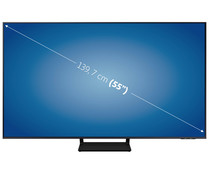 Televisión 139,7 cm (55") QLED SAMSUNG ﻿QE55Q75BATXXC 4K, HDR 10+, SMART TV, WIFI, BLUETOOTH, TDT T2, USB reproductor y grabador, 4HDMI, 3400HZ.
