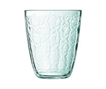 Vaso alto de vidrio con 0,31 litros de capacidad, color verde, Concepto LUMINARC.