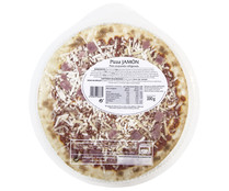 Pizza refrigerada de jamón y queso PALACIOS 330 g.