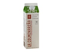 Leche de vaca, semidesnatada, fresca y pasteurizada LA COLMENAREÑA 1 l.