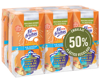 Bebida de leche y zumo 6 x 200 ml