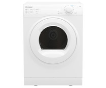 Secadora ventilación INDESIT I1 D70W SPT, capacidad de secado: 7KG, clasificación energética: C, H: 85 cm, A: 59,5 cm, F: 61 cm.