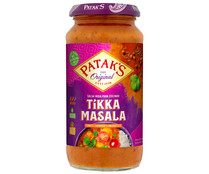 Salsa de tomate con notas de cilantro y comino, Tikka Masala PATAK´S 450 g.