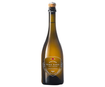 Sidra natural espumosa brut nature con denominación de origen protegida Sidra de Asturias POMA Aurea botella de 70 cl.