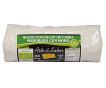 Rulo de queso de cabra ecológico, madurado con moho ARTE & SABOR 180 g. Rulo de queso de cabra ecológico, madurado con moho ARTE & SABOR 180 g.
