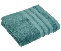 Toalla lisa de ducha, 100% algodón, densidad de 500g/m², color azul, ACTUEL.