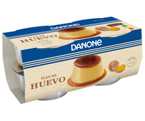 Flan de huevo con caramelo, elaborado sin gluten DANONE 4 x 100 g.