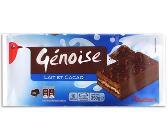 Bizcocho con chocolate relleno de leche PRODUCTO ALCAMPO 350 gr, Bizcocho con chocolate relleno de leche PRODUCTO ALCAMPO 350 gr,