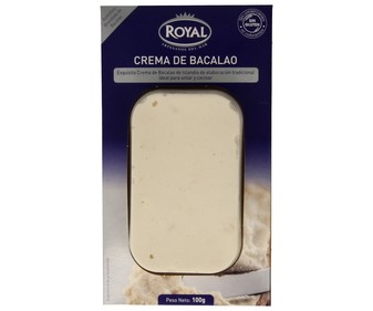 Crema de bacalao para untar y cocinar ROYAL 100 gramos Crema de bacalao para untar y cocinar ROYAL 100 gramos
