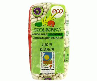 Alubias blancas ecológicas 500 g. Alubias blancas ecológicas 500 g.
