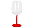 Copa de vino de vidrio con pie rojo, 0,46 litros de capacidad, ROYAL LEERDAM Jade.