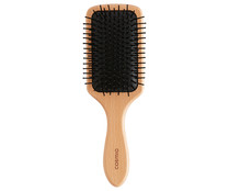 Cepillo desenredante con mango de madera, para todo tipo de cabellos tanto secos como mojados COSMIA.
