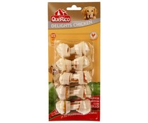 Huesos masticables con pollo para perros entre 2 y 12 kilogr, QUÉRICO 5 uds.