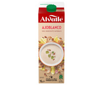 Gazpacho de almendras (ajoblanco), elaborado con ingredientes 100% naturales ALVALLE 1 l.