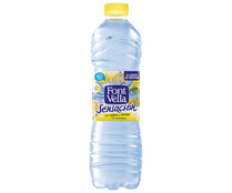 Agua mineral sabor limón  FONT VELLA SENSACIÓN botella 1,25 l.
