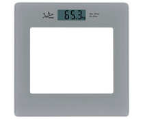 Báscula electrónica de baño con plataforma de cristal templado, 4 digitos, JATA HOGAR.