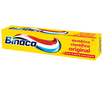 Pasta  de dientes con acción anti caries, anti placa y encías sanas BINACA 75 ml.