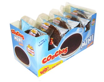 Mini conchas de cacao CODAN 180 g. Mini conchas de cacao CODAN 180 g.