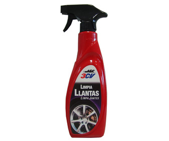Limpia llantas desengrasante y abrillantador en spray, 500ml, 3CV. Limpia llantas desengrasante y abrillantador en spray, 500ml, 3CV.