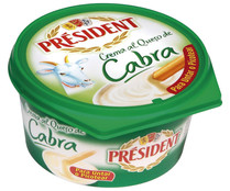 Crema de queso para untar de cabra PRÉSIDENT 125 g.