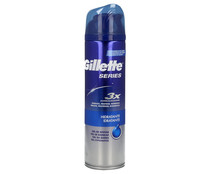Gel de afeitar con triple acción (hidrata, protege y refresca) GILLETTE Series 200 ml.