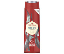 Gel para ducha o baño, específico para hombre OLD SPICE Deep sea 400 ml.
