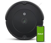 Robot aspirador iROBOT Roomba 697, Wi-Fi, APP control, programable, sistema limpieza en 3 etapas, sensor anti-caídas.