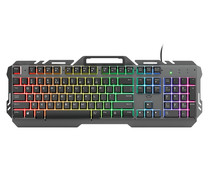 Teclado gaming TRUST GXT 853 Esca, iluminación led, teclas multimedia, conexión Usb.