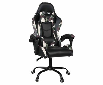 Silla gaming con almohadilla, reposo lumbar, basculante, ENJOY. Silla gaming con almohadilla, reposo lumbar, basculante, ENJOY.