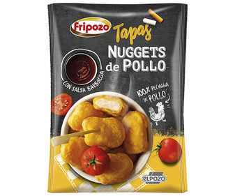 Nuggets de pollo con salsa barbacoa FRIPOZO Tapas del El Pozo 300 g. Nuggets de pollo con salsa barbacoa FRIPOZO Tapas del El Pozo 300 g.