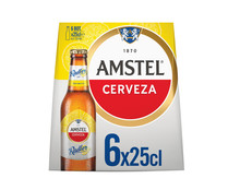Cerveza con zumo natural de limón AMSTEL RADLER 6 x 250 ml