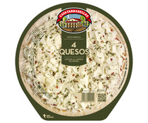 Pizza fresca 4 quesos cocida al horno de piedra CASA TARRADELLAS 390 g.
