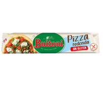 Masa para pizza redonda, elaborada sin gluten BUITONI, 230 g.