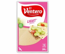 Queso  en lonchas tierno light EL VENTERO LIGHT 200 g.