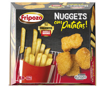 Nuggets de pollo (8 uds) + patatas fritas (150 g) FRIPOZO
