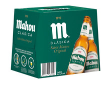 Cervezas rubias MAHOU CLASICA pack 12 uds. x 25 cl.