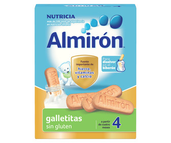 Galletitas sin gluten para disolver en el biberón a partir de 4 meses ALMIRÓN 250 g. Galletitas sin gluten para disolver en el biberón a partir de 4 meses ALMIRÓN 250 g.
