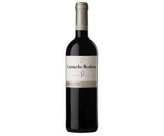 Vino tinto roble con denominación de origen Ribera del Duero CARMELO RODERO botella de 75 cl. Vino tinto roble con denominación de origen Ribera del Duero CARMELO RODERO botella de 75 cl.