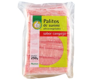 Palitos de surimi 250 g. Palitos de surimi 250 g.