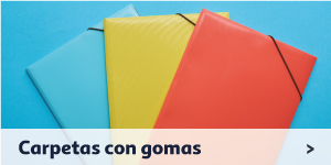 Carpetas con gomas