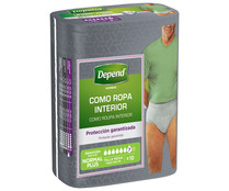 Pañal incontinencia talla M/L para hombres DEPEND 10 uds