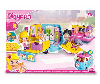 Pinypon Playset Burguer Hamburgueseria de Pinypon con 1 Figura Juguete Niña Niño 