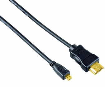 Cable HDMI Micro a HDMI Tipo D HAMA 2 Metros Cable HDMI Micro a HDMI Tipo D HAMA 2 Metros