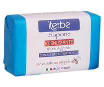 Pastilla de jabón 100% vegetal, higienizante para tocador ITERBE 90 G.