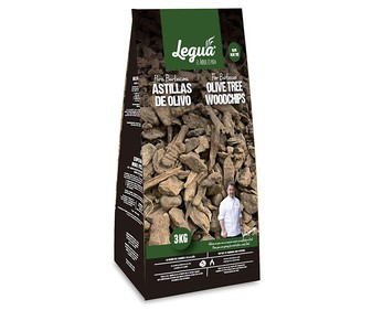 Astillas de olivo de 3kg para barbacoa, GARDENSERVICEZM.
