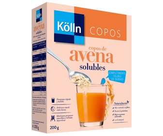 Copos de avena integral solubles KÖLLN 200 g. Copos de avena integral solubles KÖLLN 200 g.