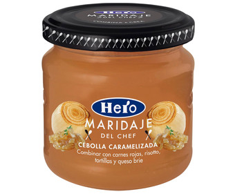 Maridaje de cebolla caramelizada HERO 215 gr, Maridaje de cebolla caramelizada HERO 215 gr,