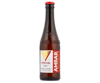 Cerveza Especial AMBAR LONG NECK botella de 33 cl. Cerveza Especial AMBAR LONG NECK botella de 33 cl.