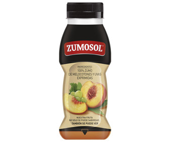 Zumo exprimido de melocotón y uva botella de 20 centilitros Zumo exprimido de melocotón y uva botella de 20 centilitros
