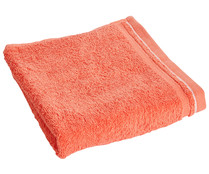 Toalla de ducha 100% algodón, color naranja, 450 g/m², ACTUEL.